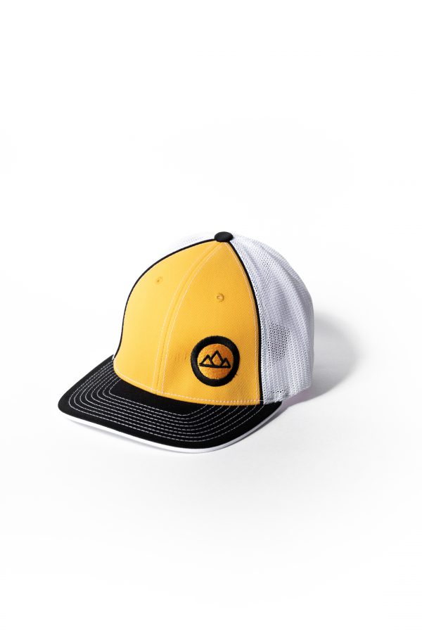Heroes Pro Model Mesh Contrast Universal Flexfit Cap (Yellow/Black/White)