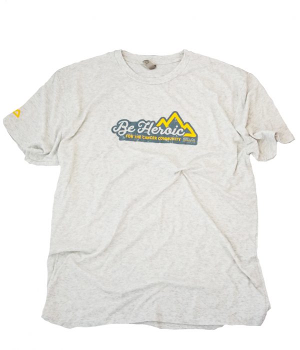 Men's T-Shirt / Be Heroic (Light Gray)