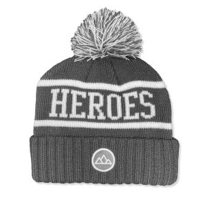 Heroes Pukka Pom Beanie (Gray/White)